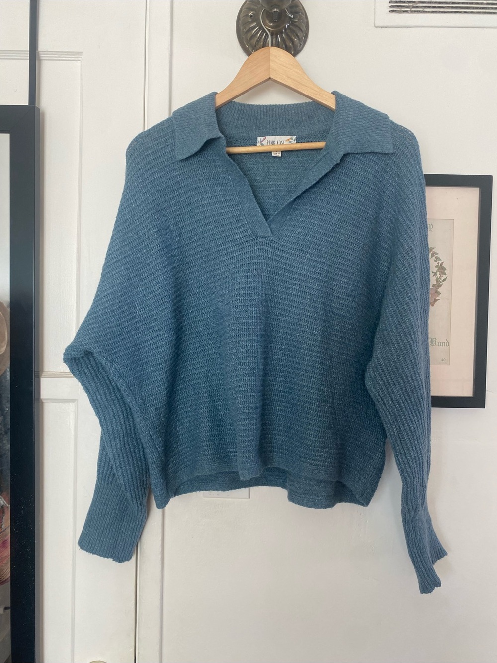 Boutique collard sweater